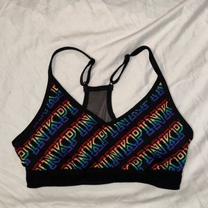 Rainbow PINK Sports Bra